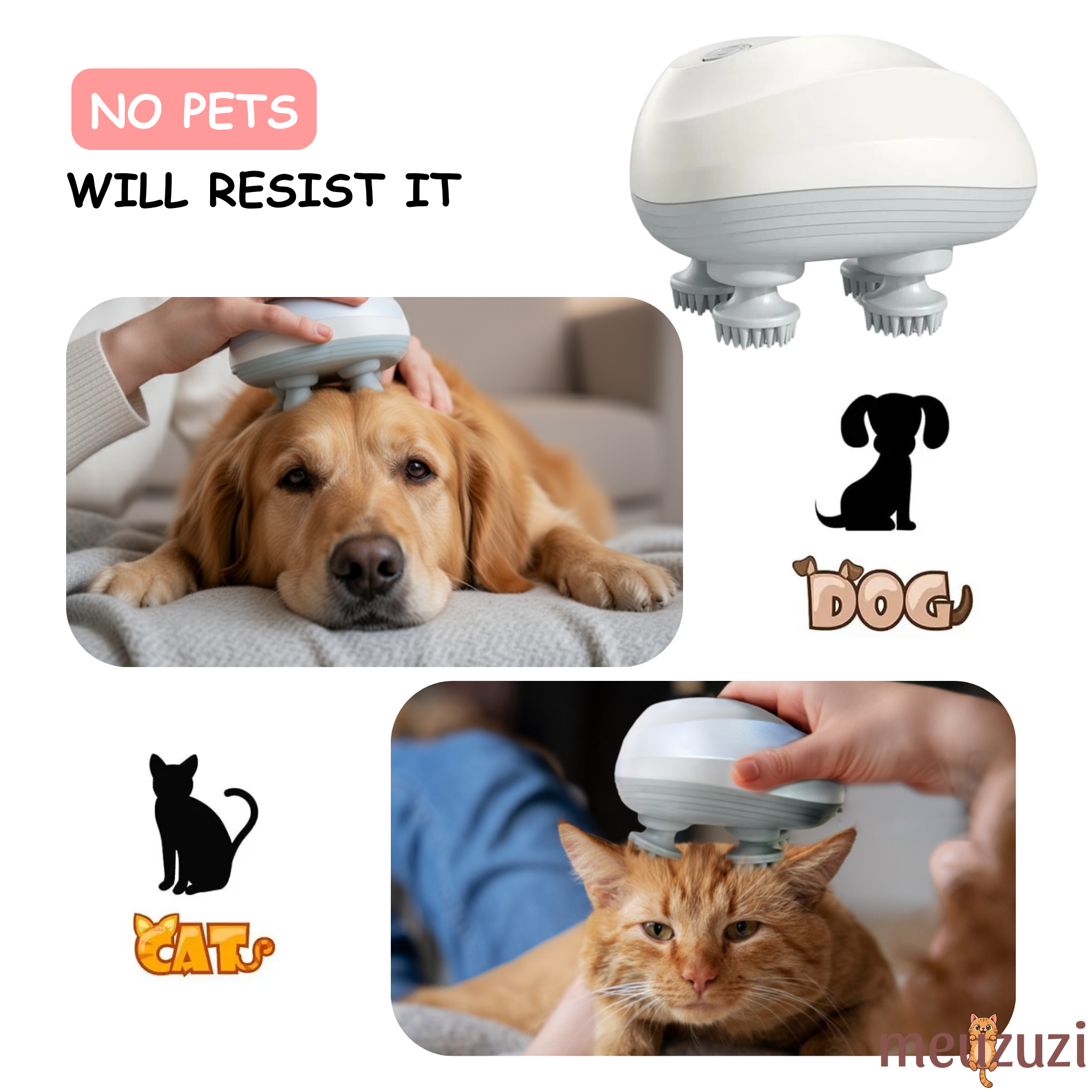 Pet Electric Head Massager