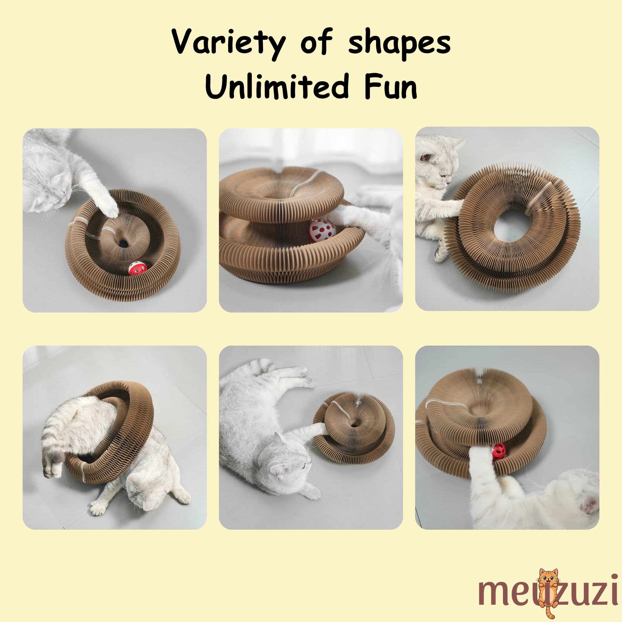 Magic Organ Cat Scratcher Board with Ball