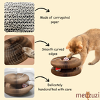 Magic Organ Cat Scratcher Board with Ball