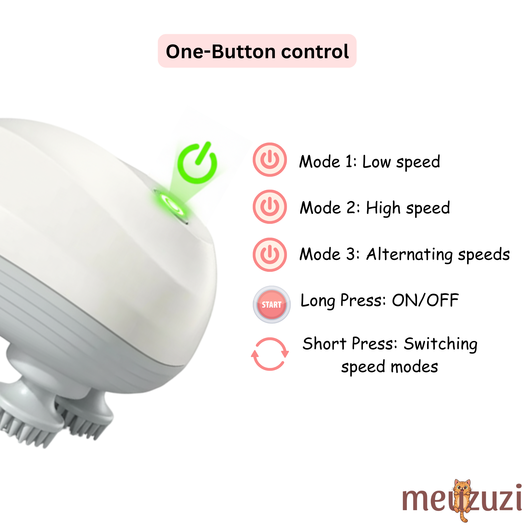 Pet Electric Head Massager