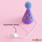 Birthday Party Bib and Hat for Cats and Dogs